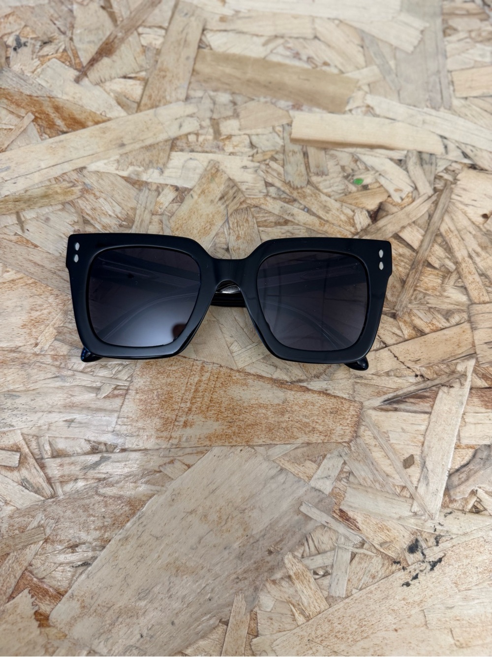 Isabel Marant Oversized Square Black Sunglasses